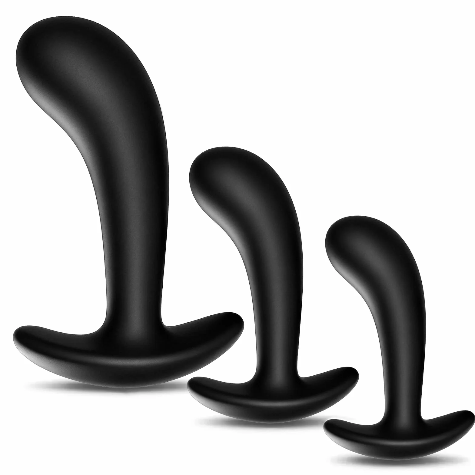 3PCS Plug Analesex Sex Toys Plug Anale-Dilatatore Donna Uomo Sexytoysys Donna Coppia Dilatatore Ano Giochi Erotiici per Coppie Silico Butt Plug Dilatatori Anali Grande Medio Piccolo Anal Plug Sex Toy