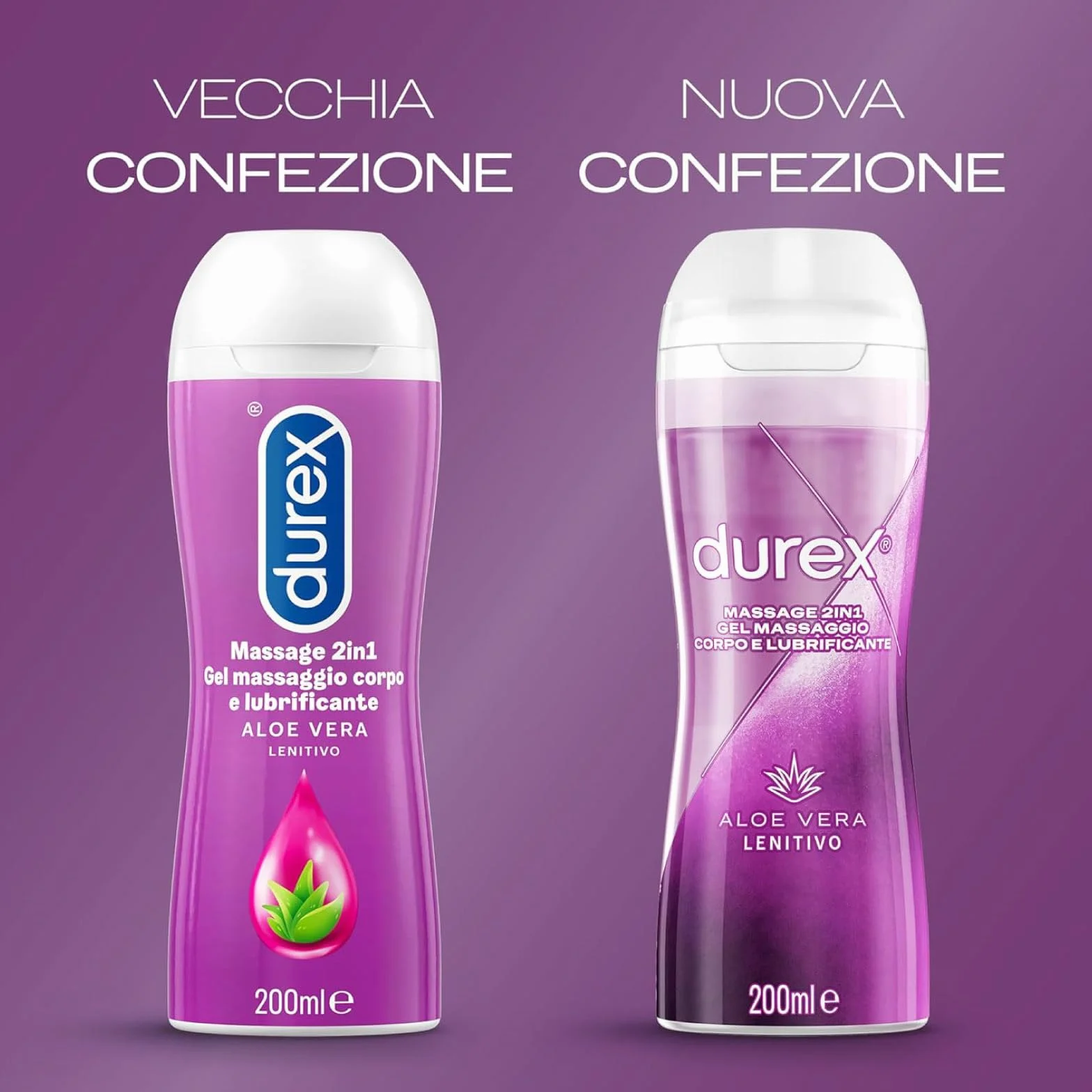 Durex Kit Vibratore Portatile & Gel Lubrificante | Durex Intense Delight Vibratore + Durex Gel Massage 2in1 Lenitivo Gel Massaggi con Aloe Vera 200ml
