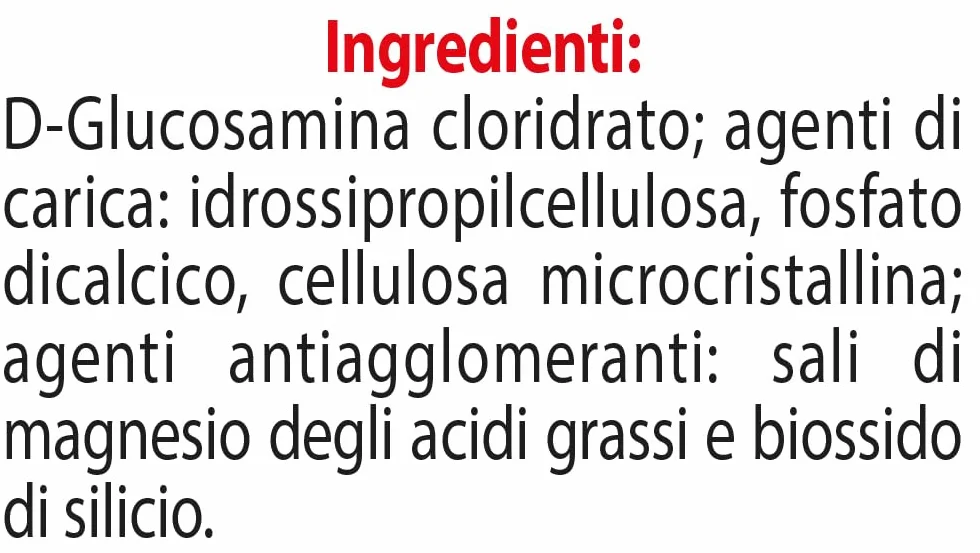 ESI - No-Dol Glucosamina 500, Integratore Alimentare a Base di Glucosamina, Elemento Caratterizzante di Tessuti Connettivi e Cartilagini, Senza Glutine e Vegan, 90 Ovalette