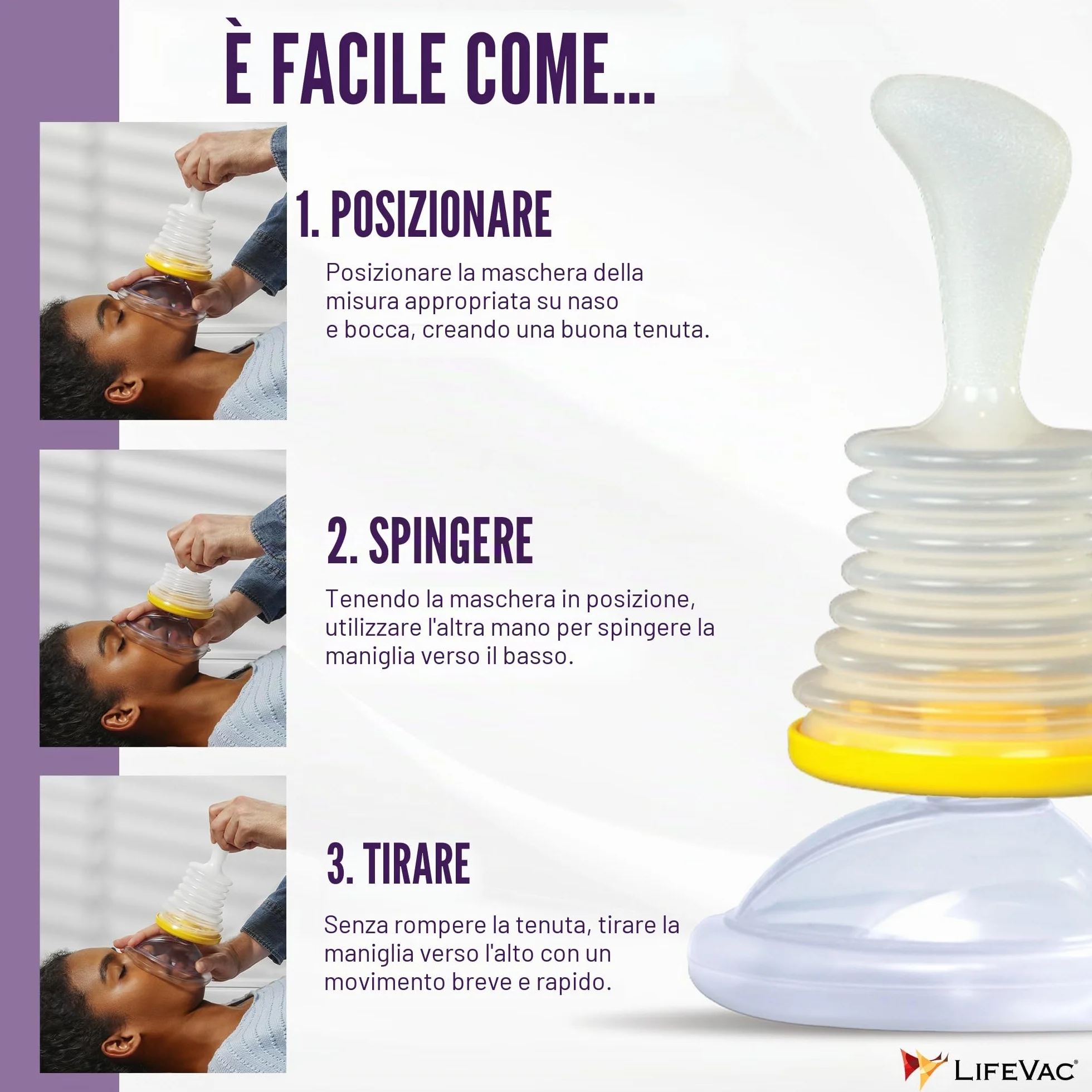 LifeVac dispositivo di emergenza Anti soffocamento
