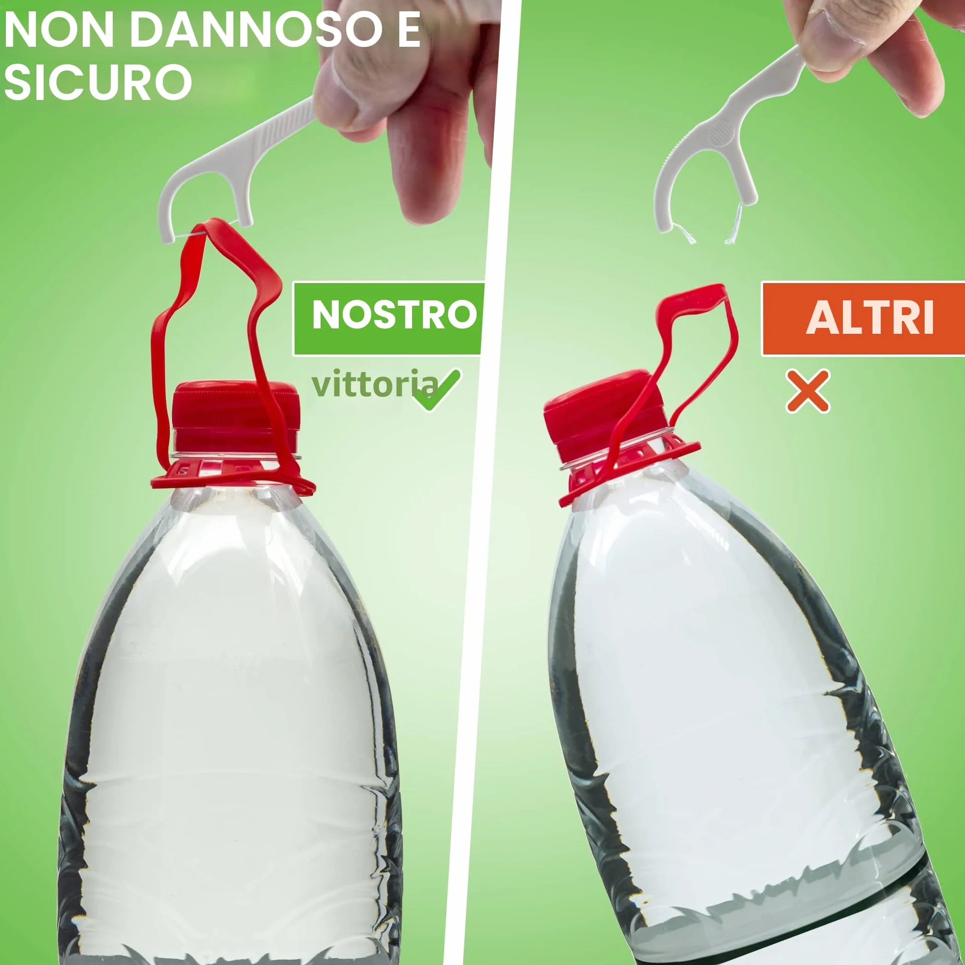200 Archetti Filo Interdentale Forcella, triplo pulito, facile e semplice da usare, funziona senza intoppi su denti stretti, perfetto per casa e emergenze, mantiene la bocca fresca e pulita