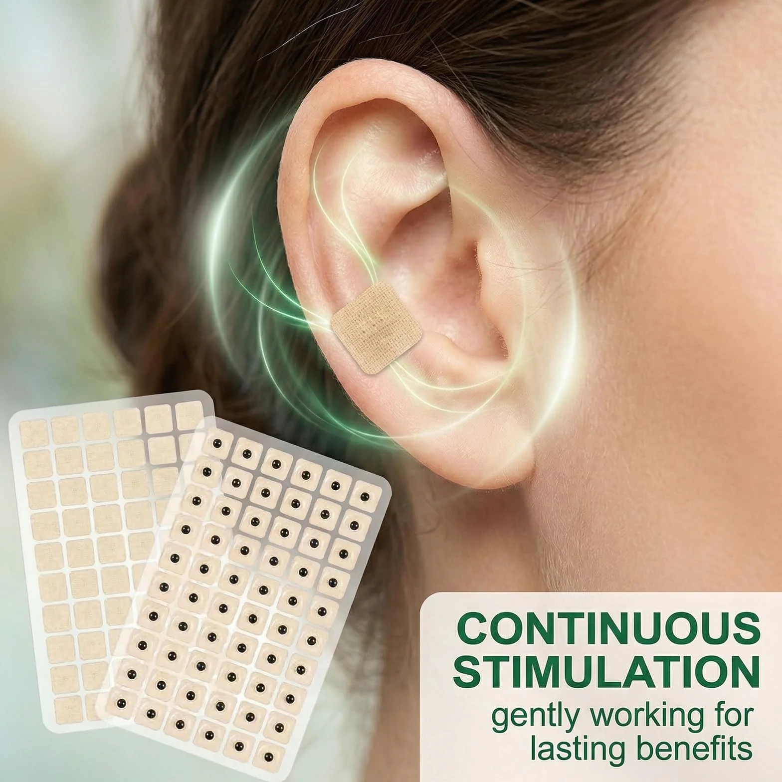 600 Pezzi Cerotti Auricolare (Semi Vaccaria) | Punto Auricolare per Agopressione | Auricoloterapia