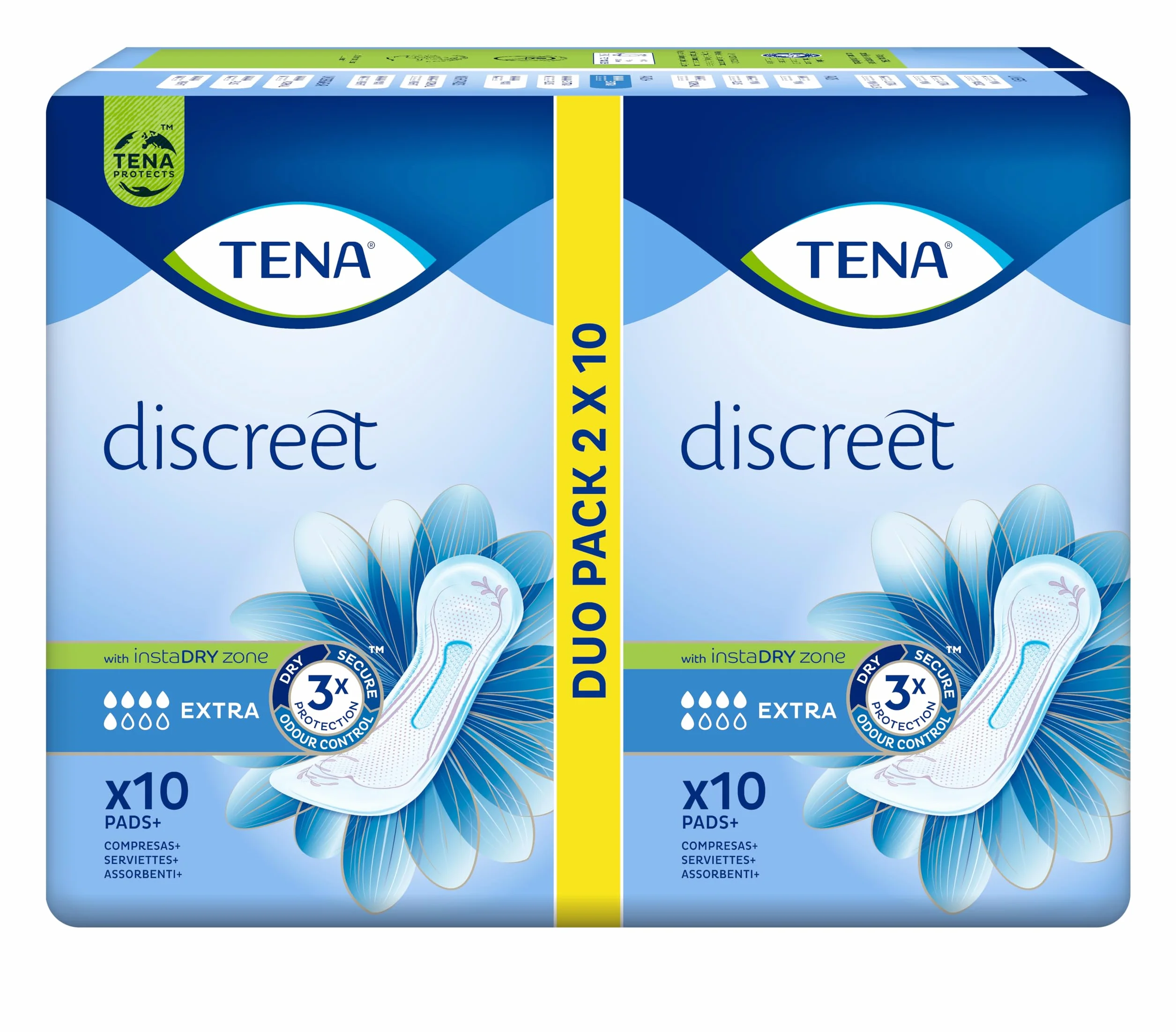 TENA Discreet Extra Assorbenti per Perdite Femminili 20 pezzi