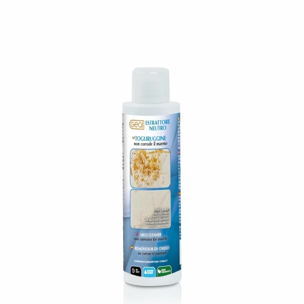 GEAL ESTRATTORE TOGLIRUGGINE 100ML Rimuove Macchie di Ruggine da Pavimento e Marmo