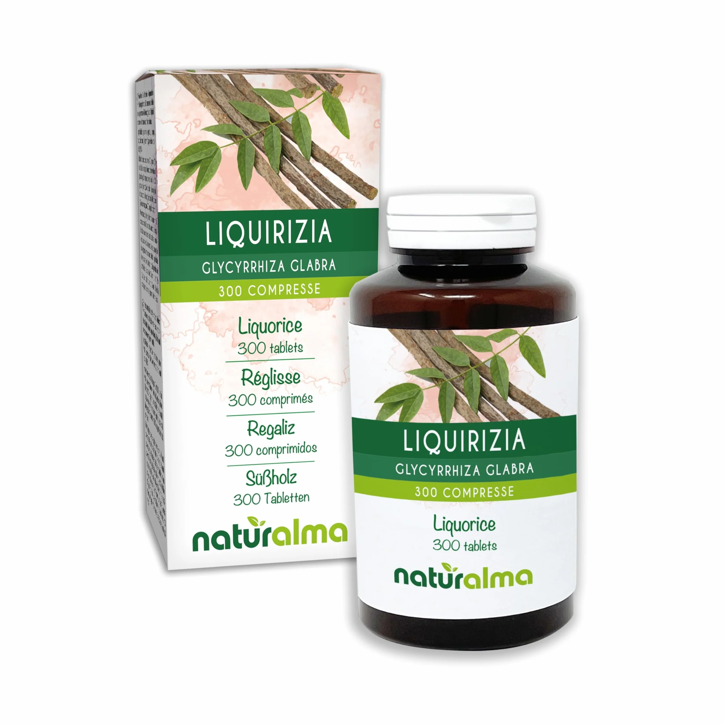 Liquirizia (Glycyrrhiza glabra) radici Naturalma 150 g 300 compresse Integratore alimentare