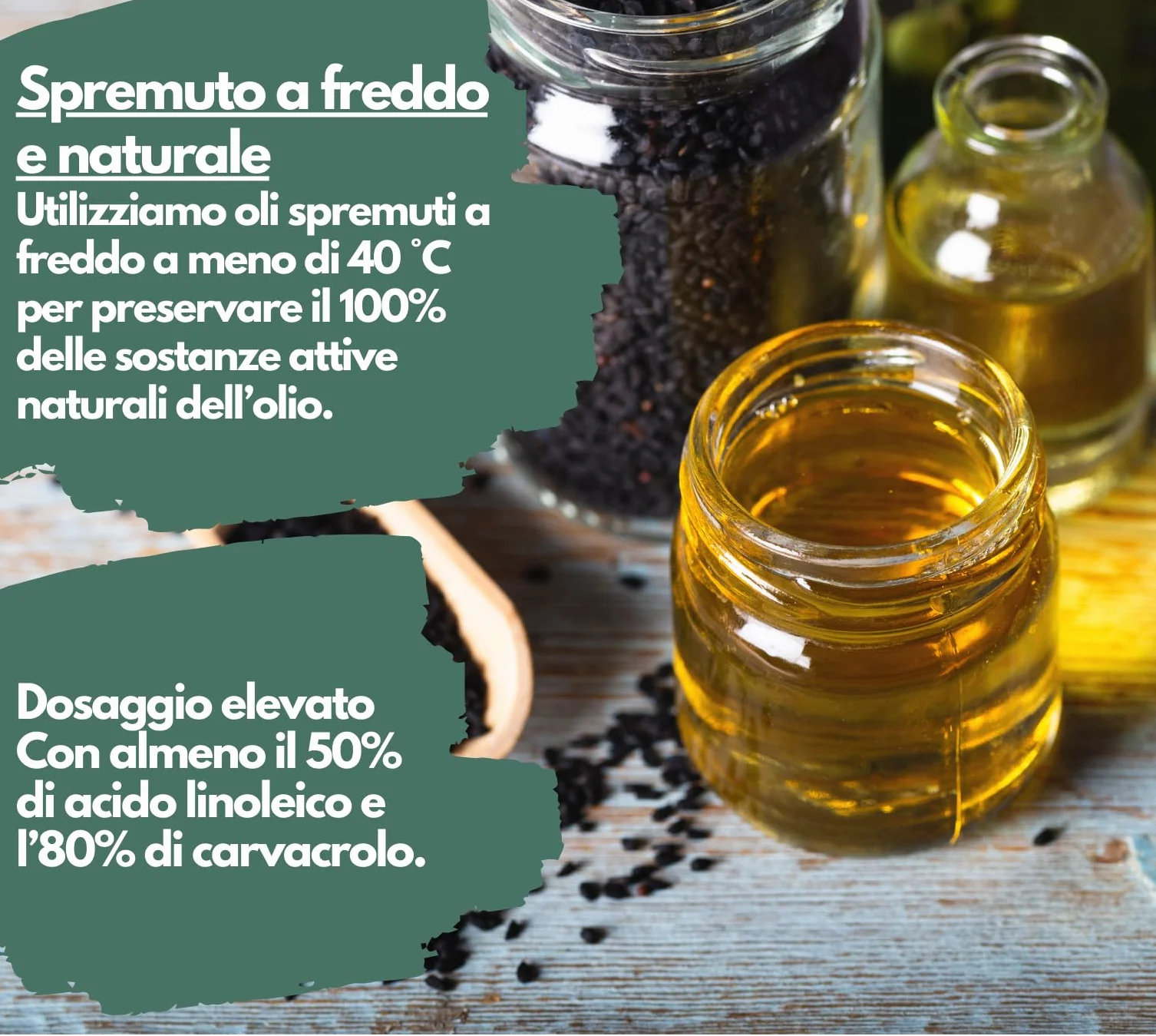 EXVital Complesso olio origano cumino nero 180 capsule vegane 1000 mg carvacrolo 80%