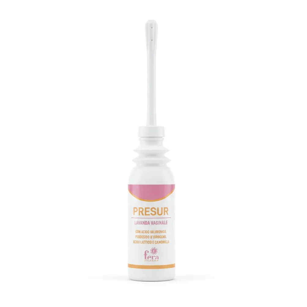 Lavanda Vaginale pH 3,5 con Acido Ialuronico, Perossido d'Idrogeno, Acido Lattico e Camomilla - 5 Flaconi da 100 ml con Cannula Monouso