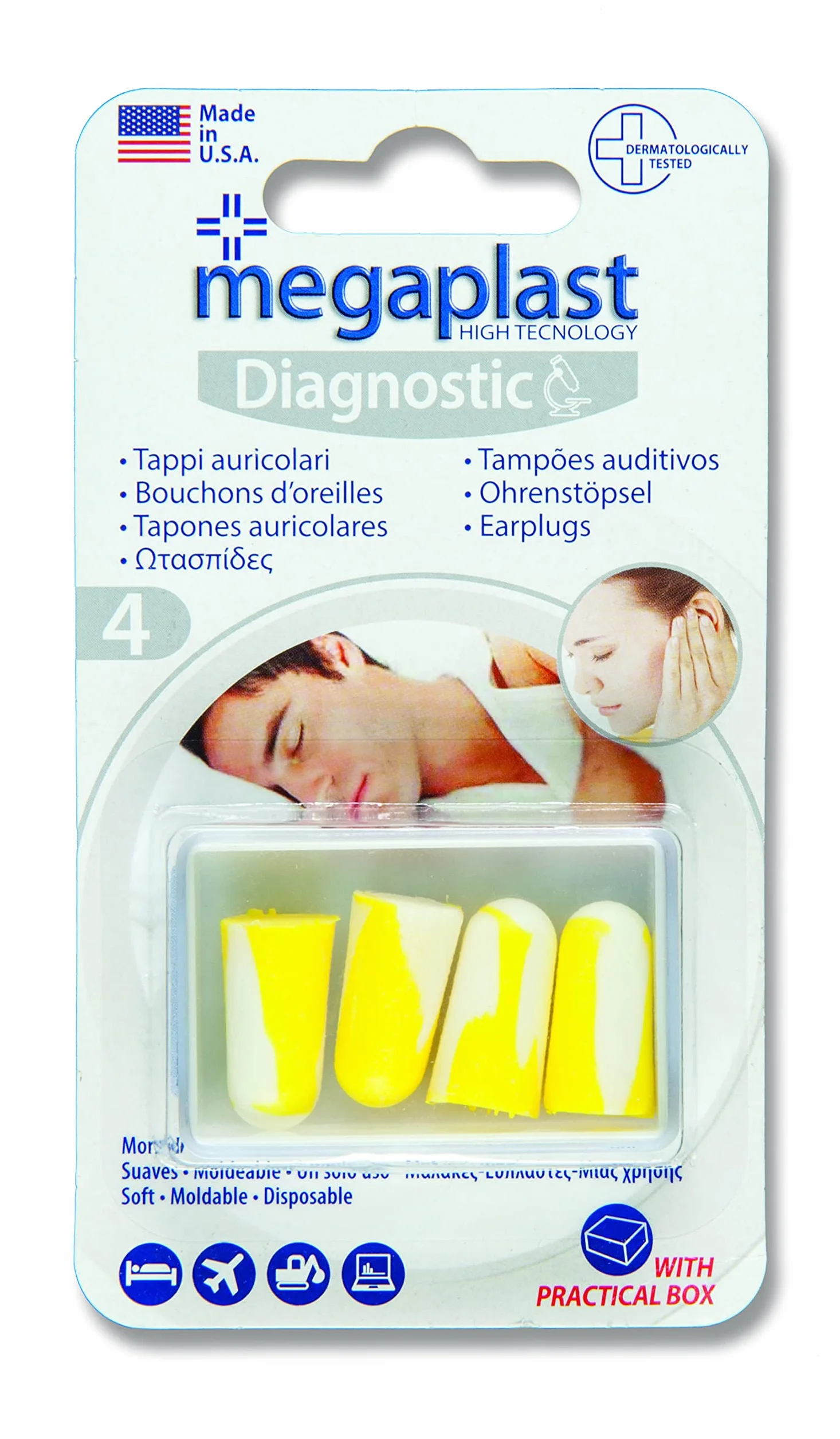 TAPPI D'ORECCHIE MEGAPLAST 4 pz.