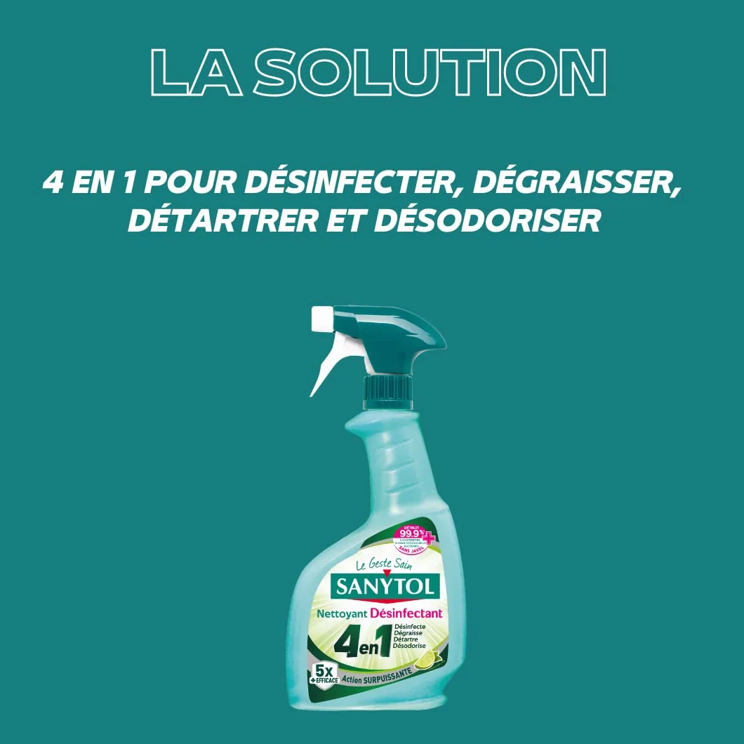 Sanytol Detergente Disinfettante Protezione 4 Azioni