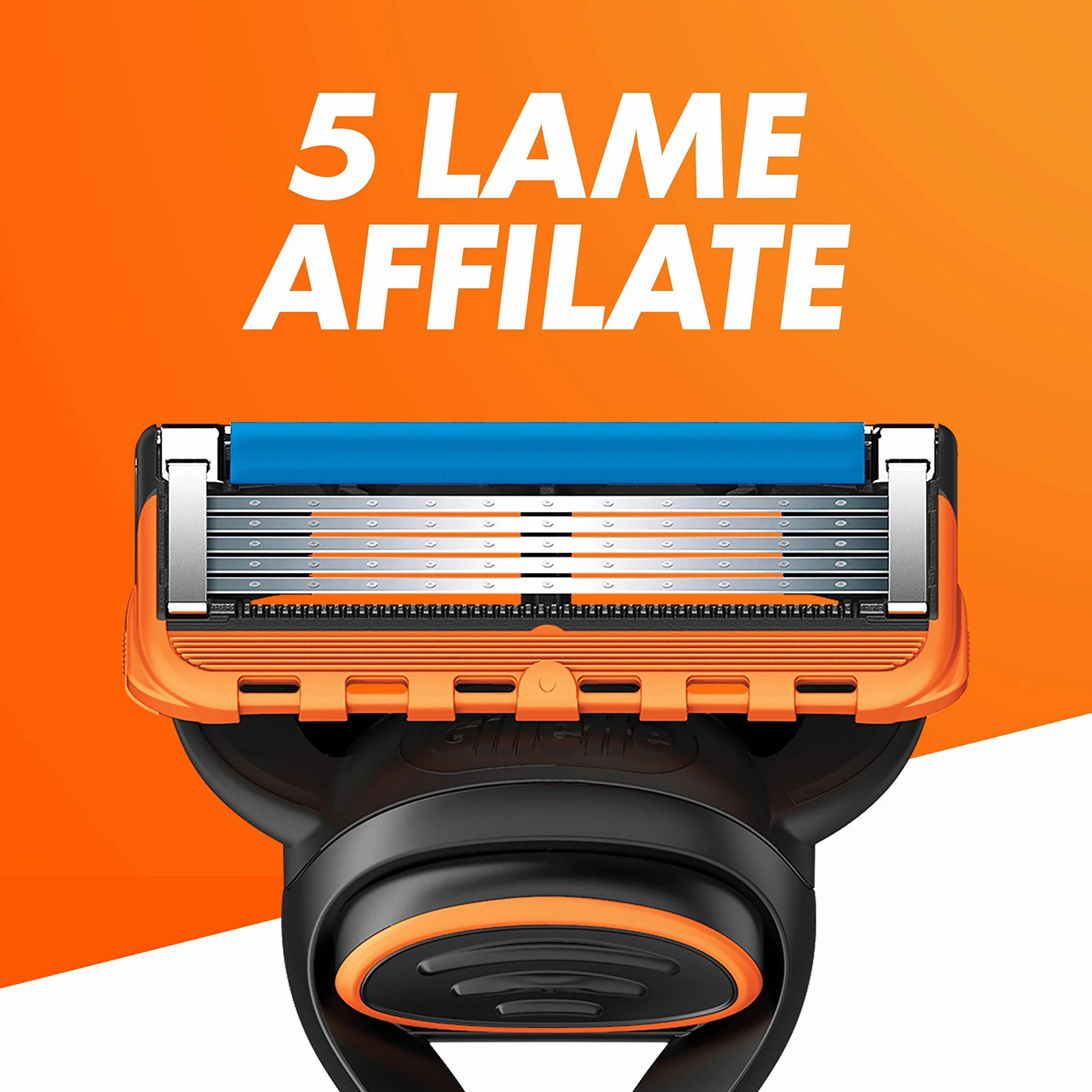 Gillette Fusion5 Lamette di Ricambio per Rasoio da Uomo (4 lamette)
