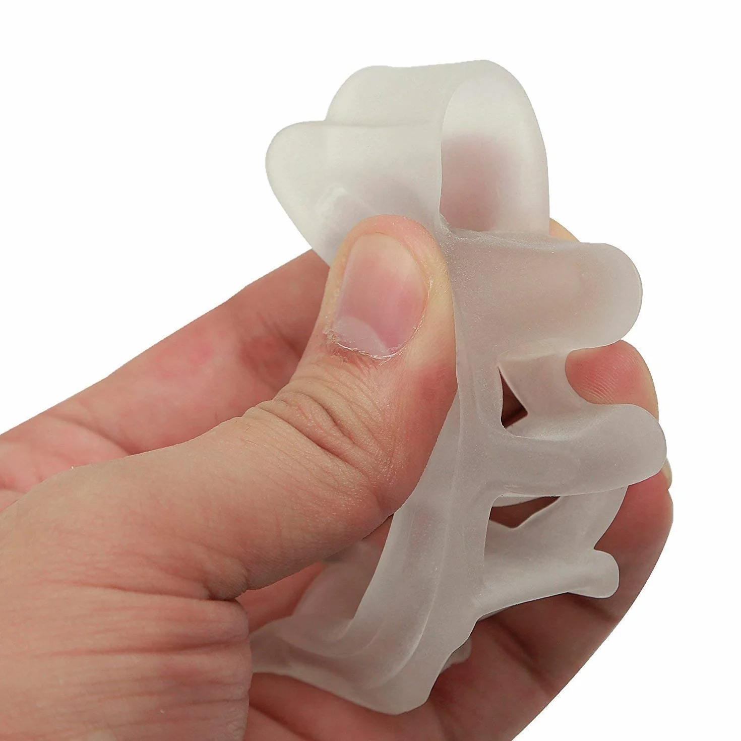 Tutore Alluce Valgo Correttore Separatore Dita Piede Silicone Raddrizza Dita Martello