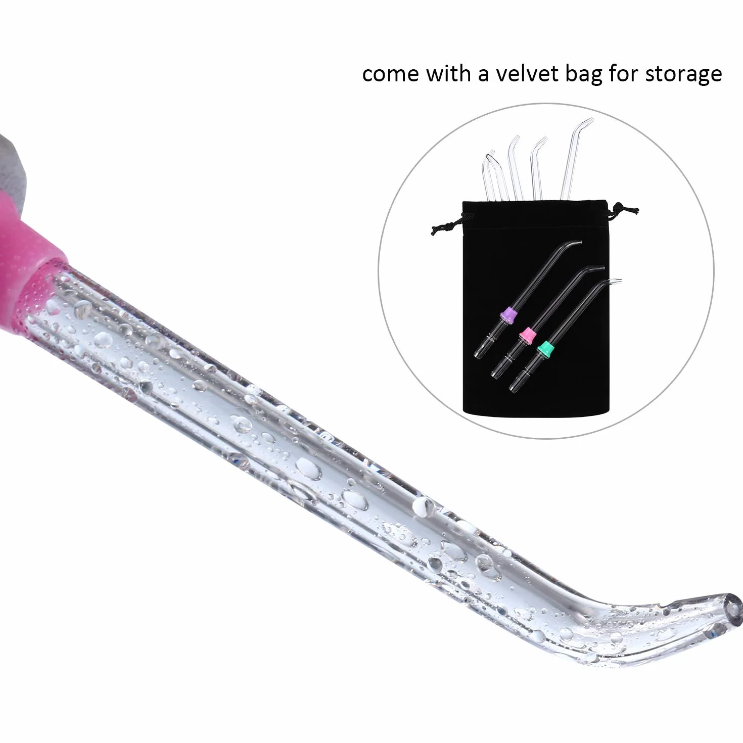 Waterpik Water Flosser Ugello Dentario Ricambio Punte Spruzzo Idropulsore 6 Pezzi