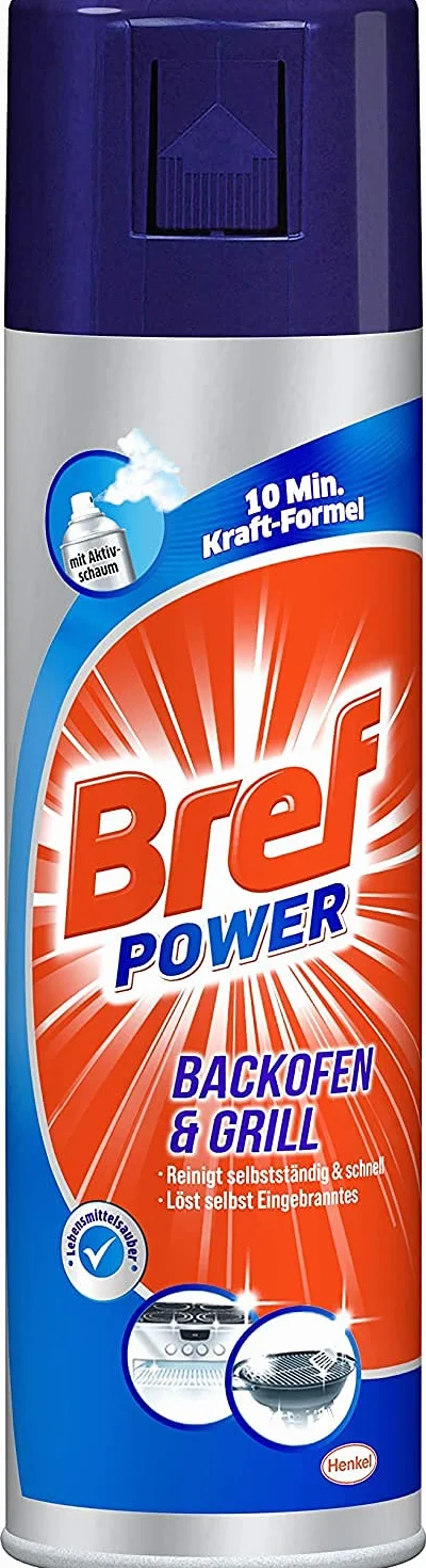 Sidol Bref Power - Detergente per Forno e griglia, 500 ml-10 min. Formula Potente (Confezione da 2)