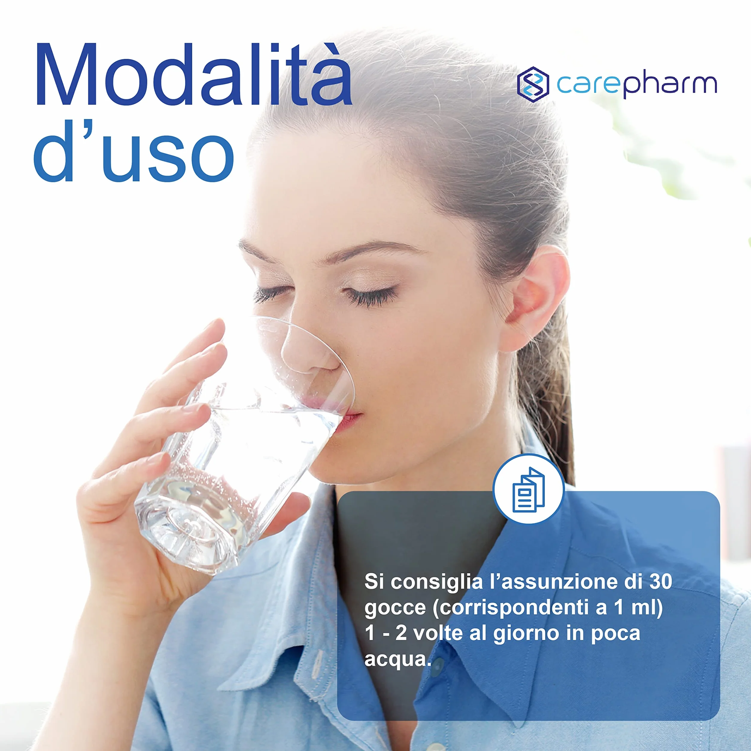 Carepharm Ansioten Integratore Alimentare Liquido Rilassamento Sonno Stress Senza Zuccheri Lattosio 30 ml