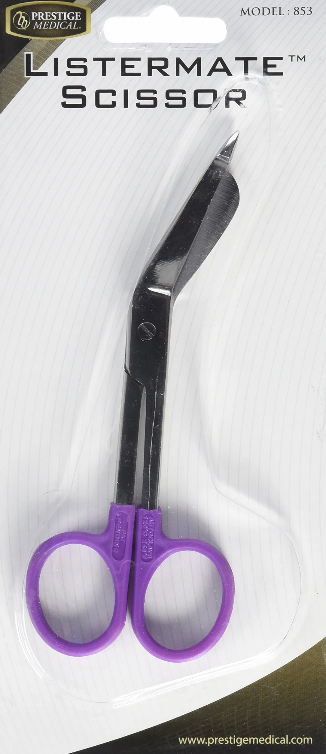 NCD Medical Prestige Medical 853-Pur Forbice Lister Bendaggio Maniglie Viola