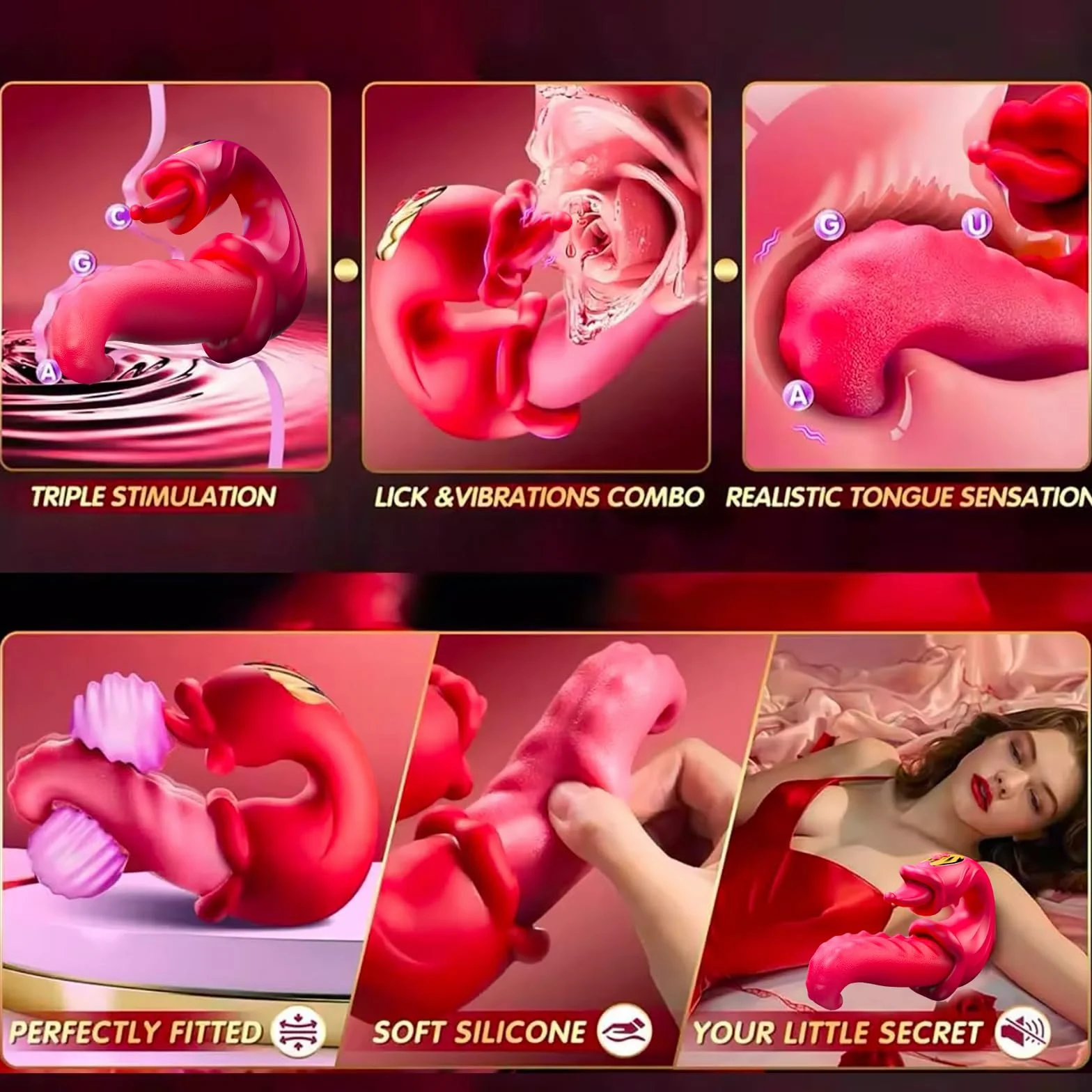Vibratoreper Donna Professionale Wireless Sexytoysys Coppia Dildo Realistico Succhia Clitoride Vibratore per Uomo Ovetto Vibrante Donna Telecomando Sex Toys Vibratori Sexytoys Uomo 10 Modalità, W134