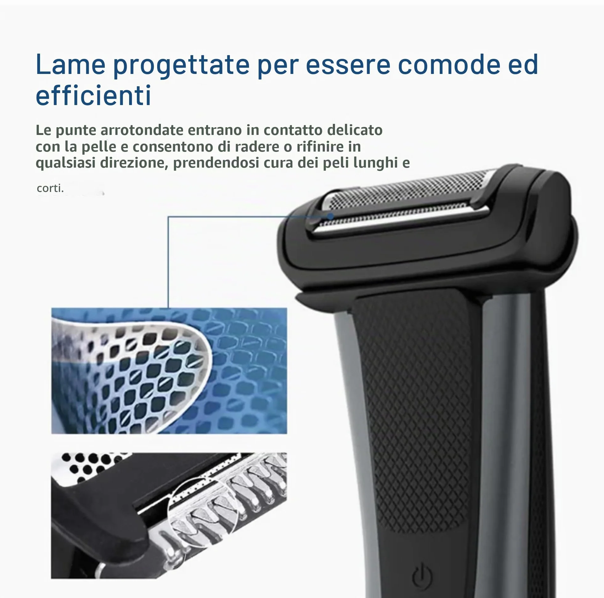Testina di ricambio Philips Bodygroom Series 7000 5000 3000 confezione da 2
