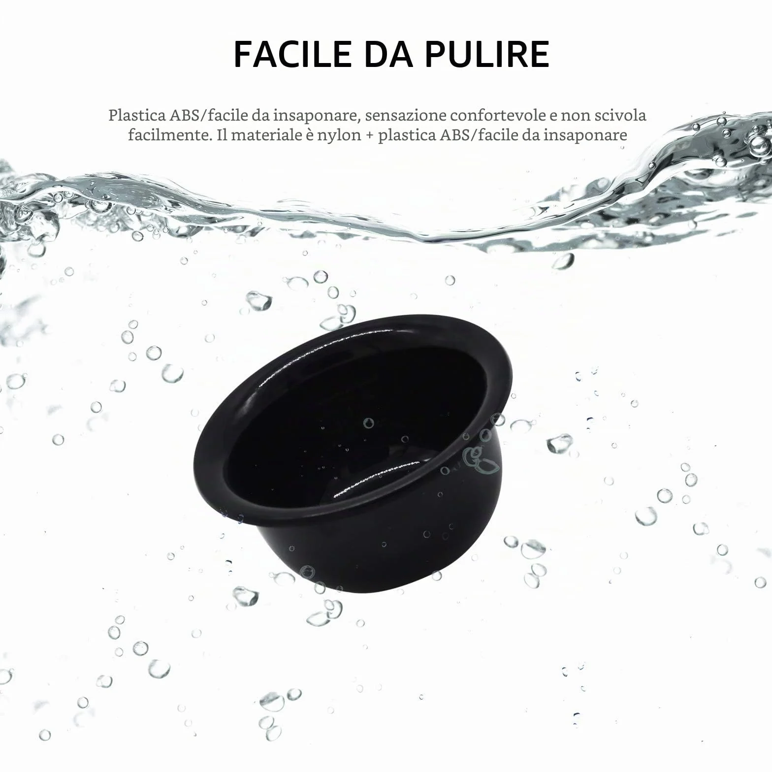 Kit di rasatura per uomo, set universale in acciaio inox con ciotola da barba, il miglior supporto per rasoio di sicurezza, per rasoi manuali, lame, pennello da barba, ciotola da barba