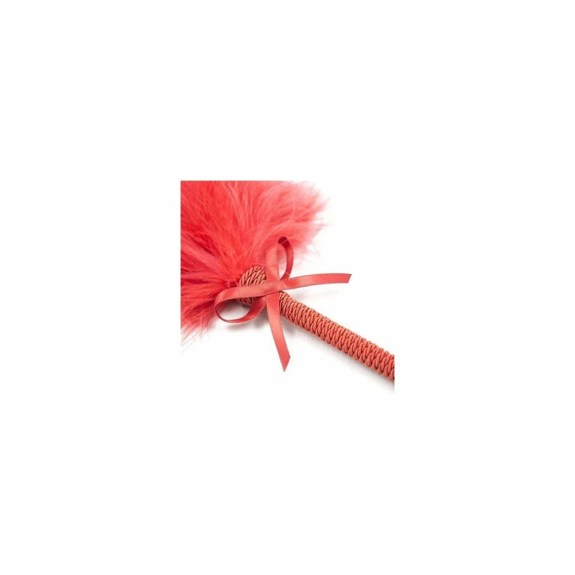 Piumino Fetish rosso gioco erotico di coppia