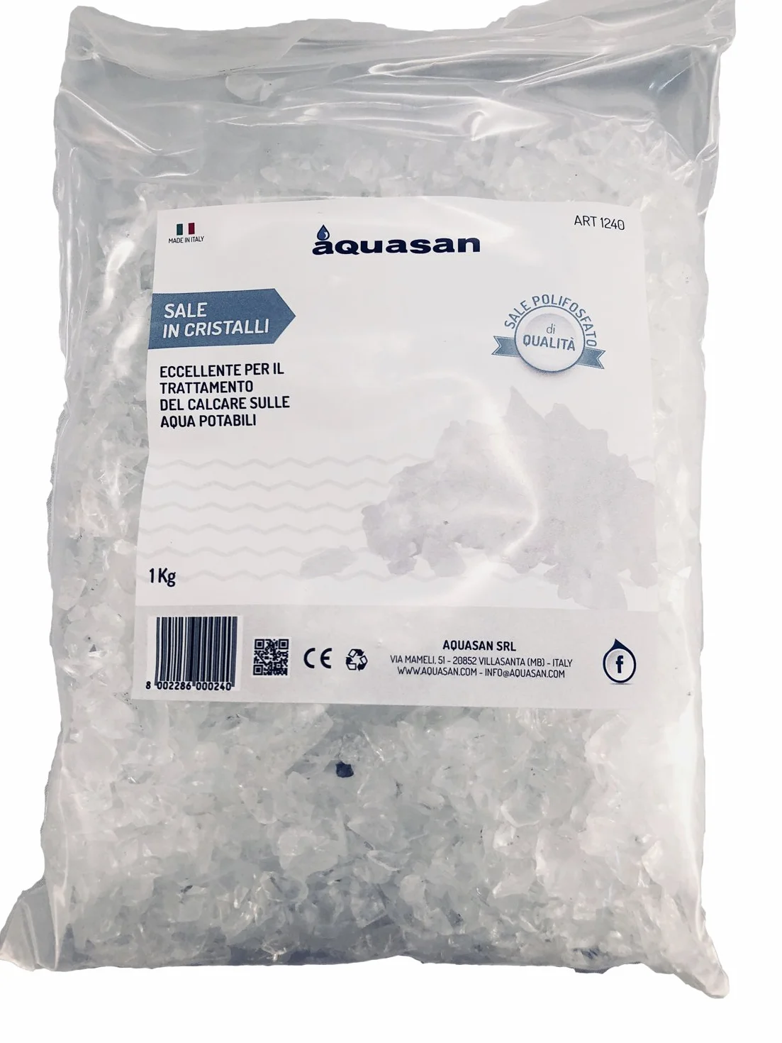Aquasan 1240 Polifosfato Cristalli 1 kg