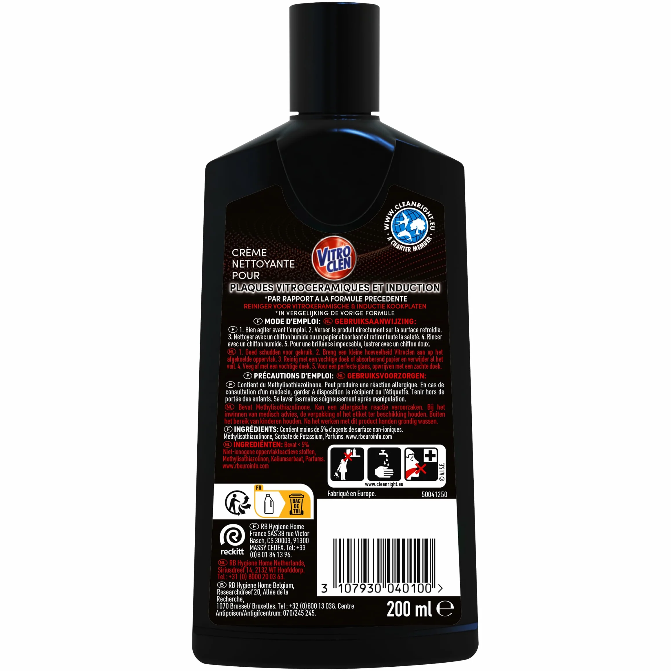 VITROCLEN DETERGENTE IN CREMA 200 ML PER FORNELLI VETROCERAMICA