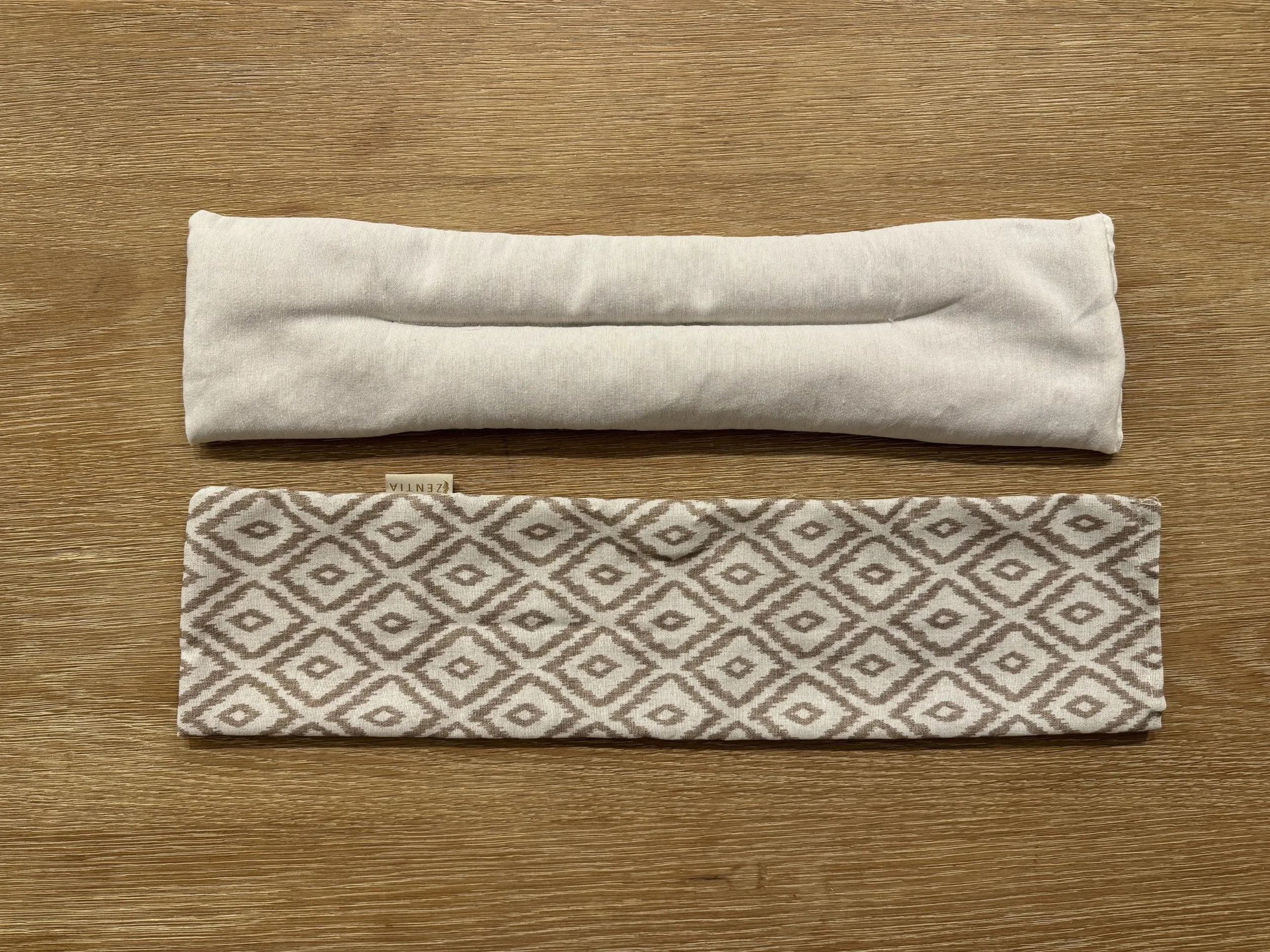 Sacco Semi Microonde 12x50cm Lavanda, 100% Cotone - Borsa Termica Calore e Freddo - Cuscino Cervical Grande