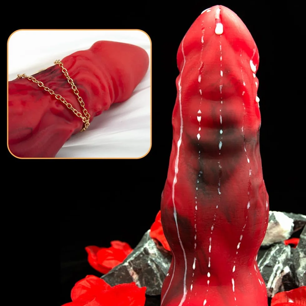 SXOVO Guaina Fallica Mostruosa con Anello Testicolare, Prolunga Pene Riutilizzabile Ritardante Eiaculazione Precoce