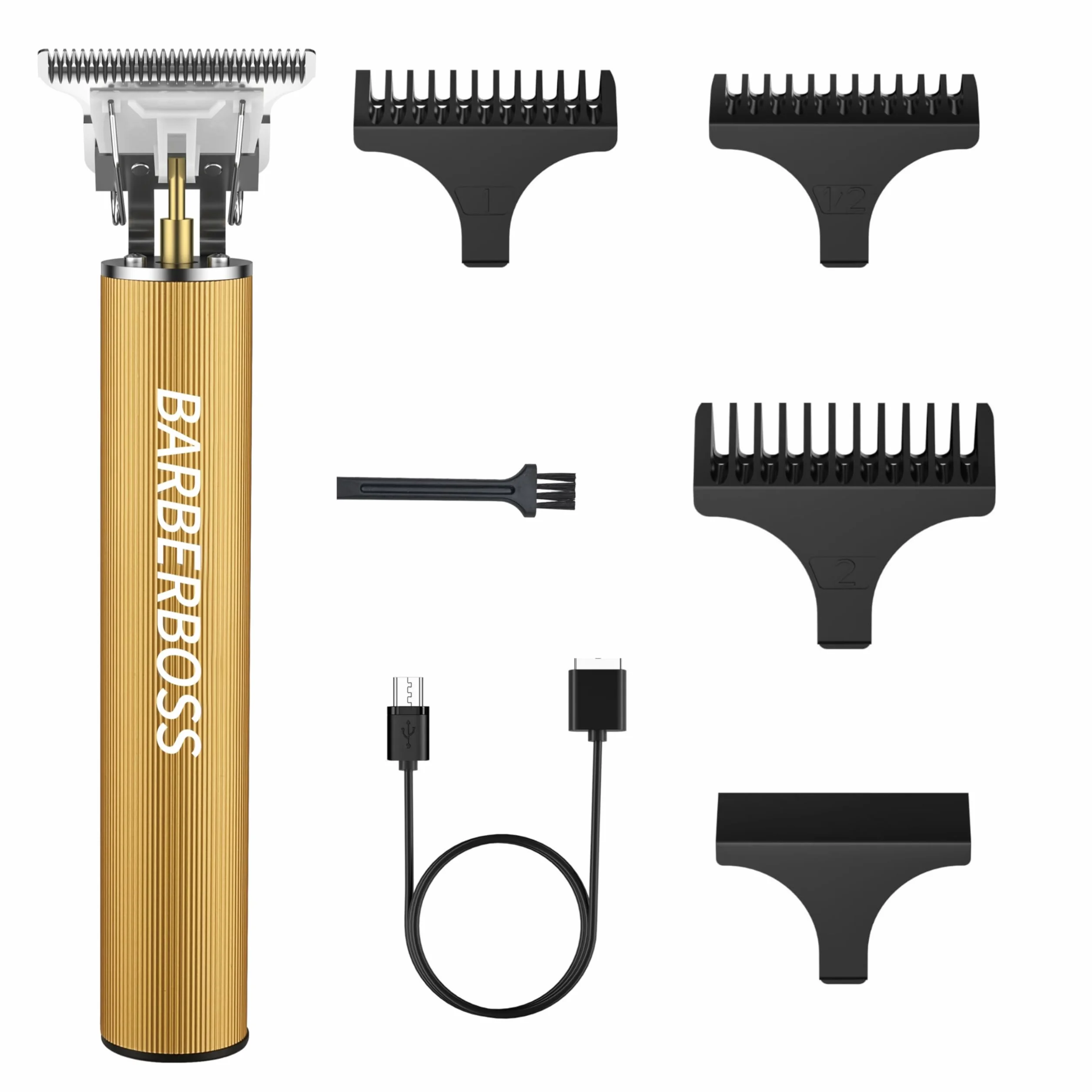 BarberBoss Regolabarba da uomo, macchinetta barba, rasoio barba, rasoio elettrico, regolabarba uomo, tagliabarba elettrico, tagliacapelli
