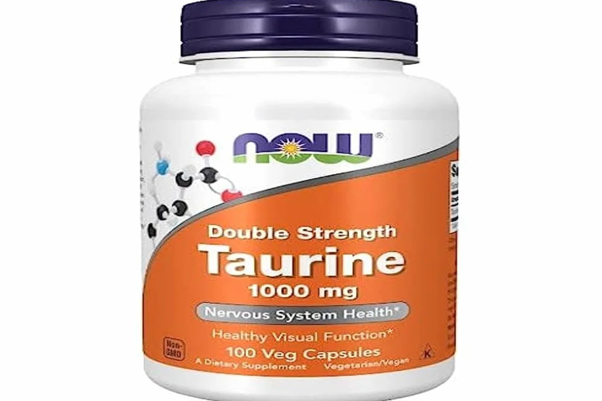 Now Foods Taurina Doppia Forza 1000 mg Capsule Vegane