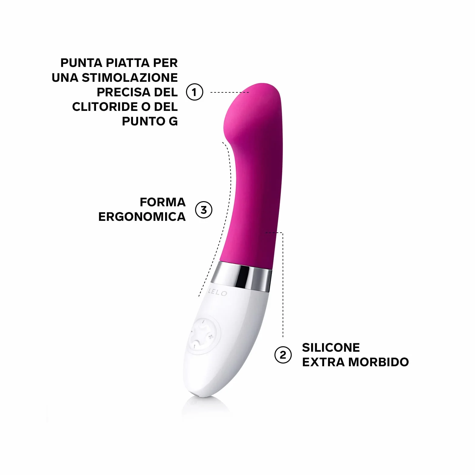 LELO GIGI 2 Vibratore per Donne Massaggiatore Personale Potente, Silenzioso e Curvo per un Piacere da Togliere il Fiato, Sex Toys per Donne, Vibratori Femminili, Sex Toy per Lei, Deep Rose