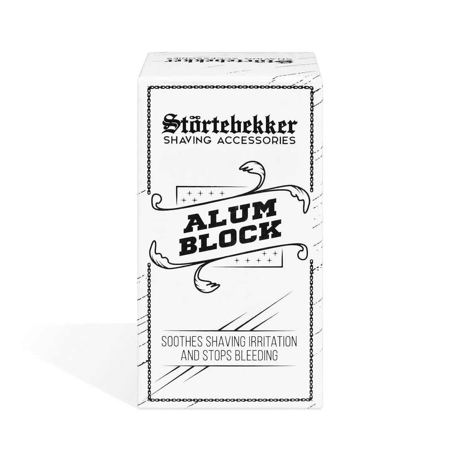 Störtebekker® - Premium Pietra di allume - Sedativo del sangue dopobarba - Lenisce la pelle dopo la rasatura con un rasoio di sicurezza/coltello - effetto antisettico - Blocco di allume potassio