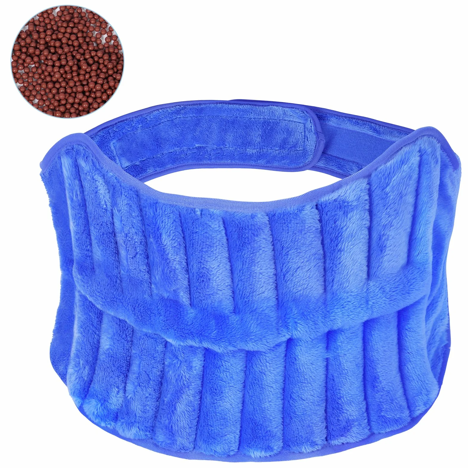 Vicloon Cuscino Termico per Microonde(25.5 x 115cm), Dotato di Cinghie Regolabili, Scaldacollo, Termico Microonde per Collo, Spalle, Schiena, Ginocchio, Sollievo dal Dolore Durante il Periodo