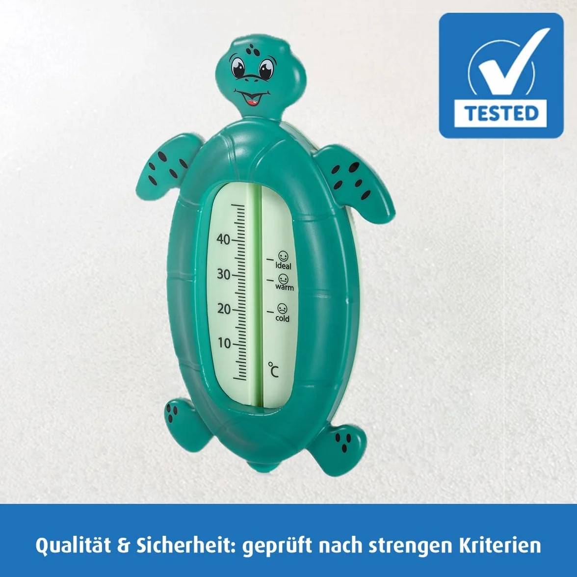 Reer GmbH Termometro da Bagno per Bambini, a Prova di Bambino, Verde