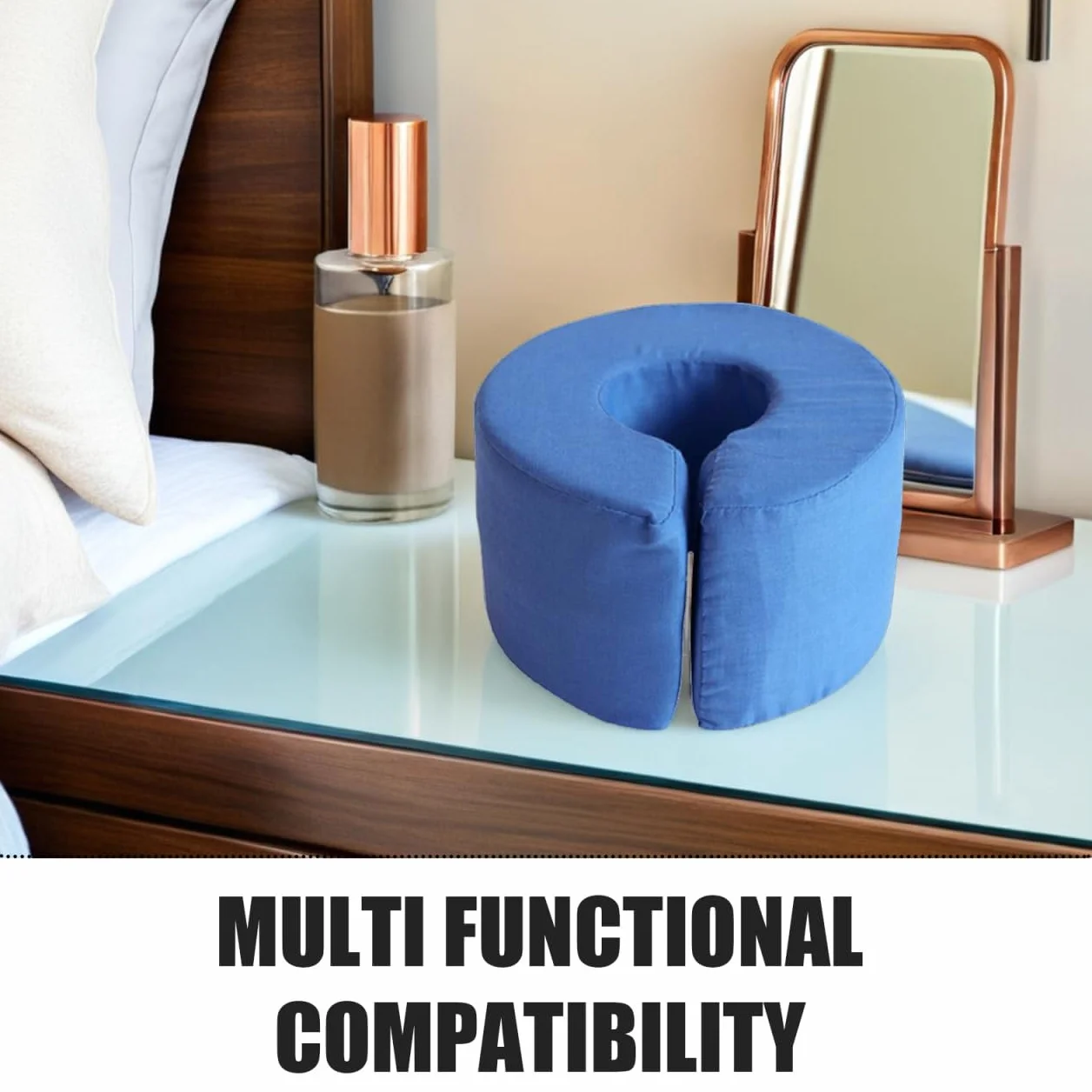 Cuscino Elevazione Piede Antidecubito 6.69x6.69x3.94 Pollici Supporto Gambe Caviglie 2 Pezzi