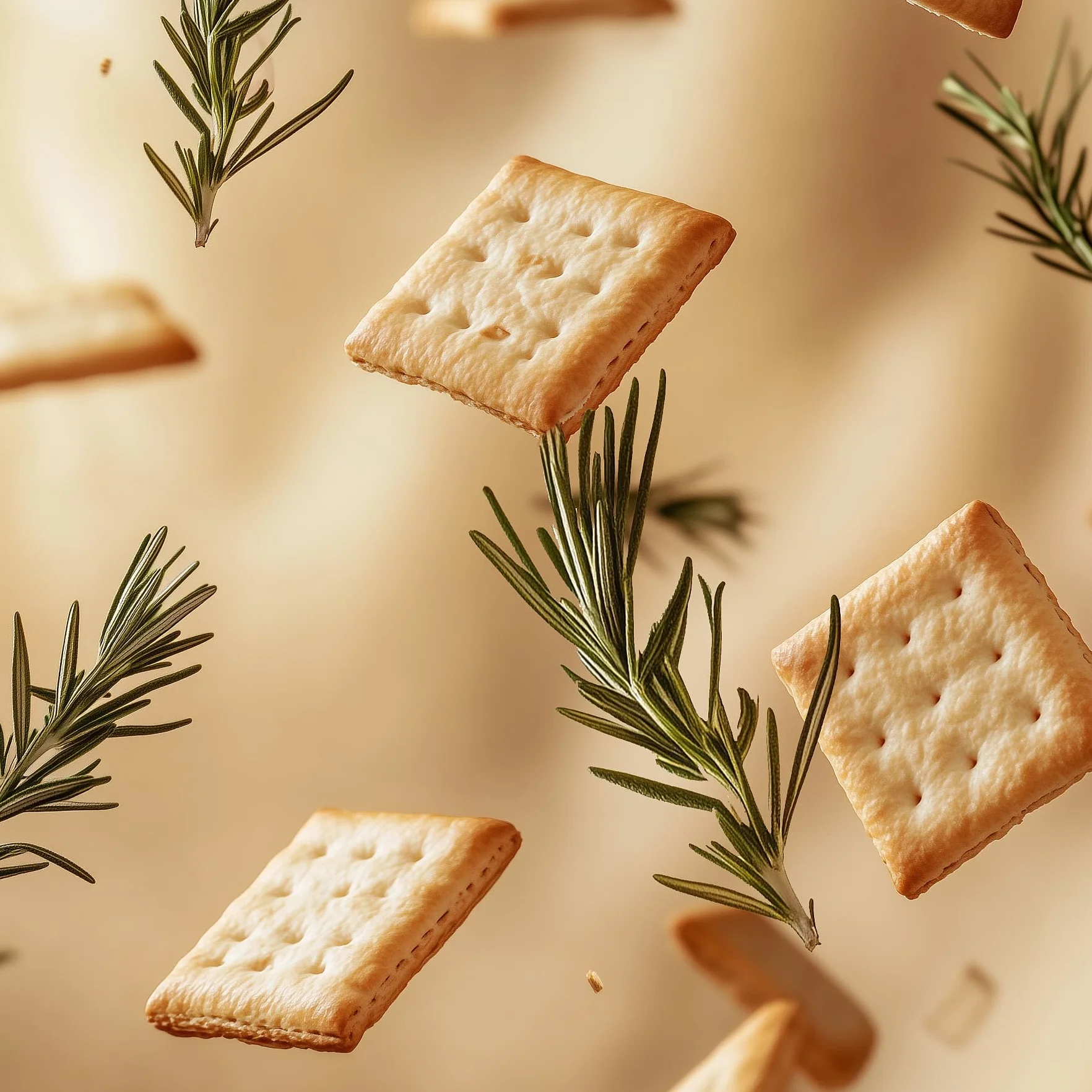 Crackers Proteici 8 Snack Salati Monoporzione Da 45g Gusto Rosmarino EatPro 30% Proteine, 10% Carboidrati, Keto Diet Snack Proteici Cibo Proteico, Crackers Salati E Croccanti