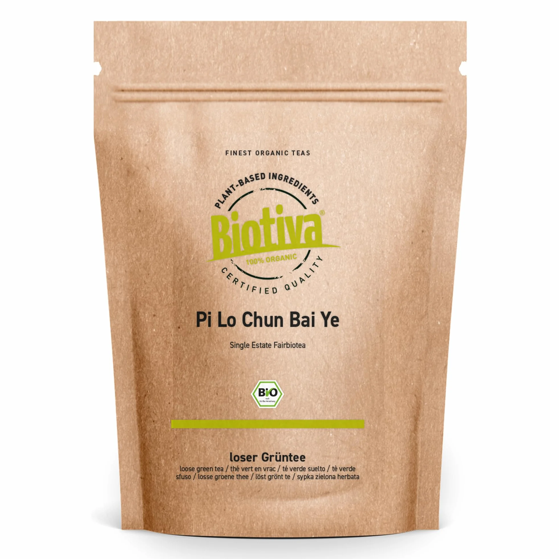 Tè verde Pi Lo Chun 100g Bio | Biotiva