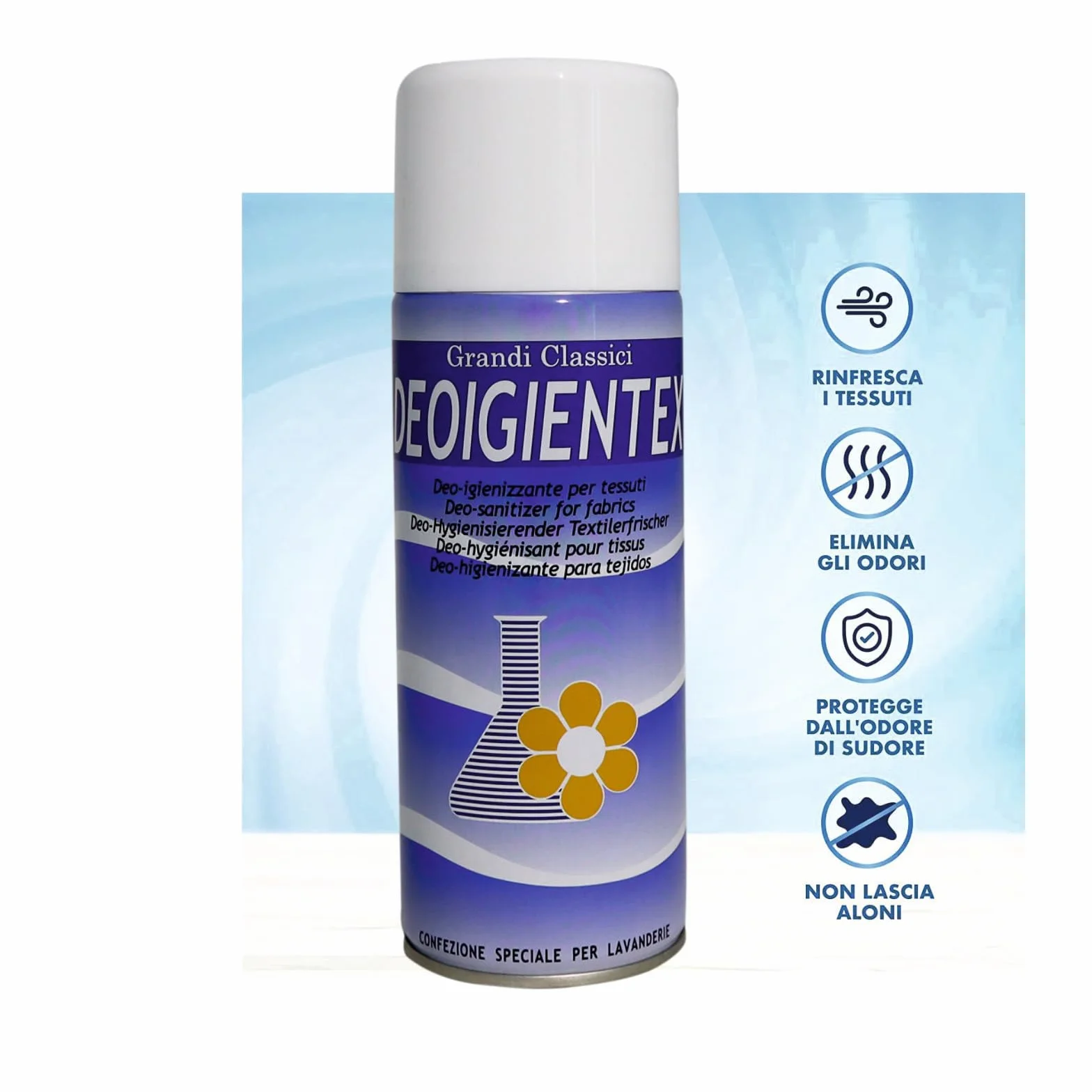 HOME PRO Tris Deodorante Igienizzante Spray Tessuti Profumo Ambiente 3x150ml
