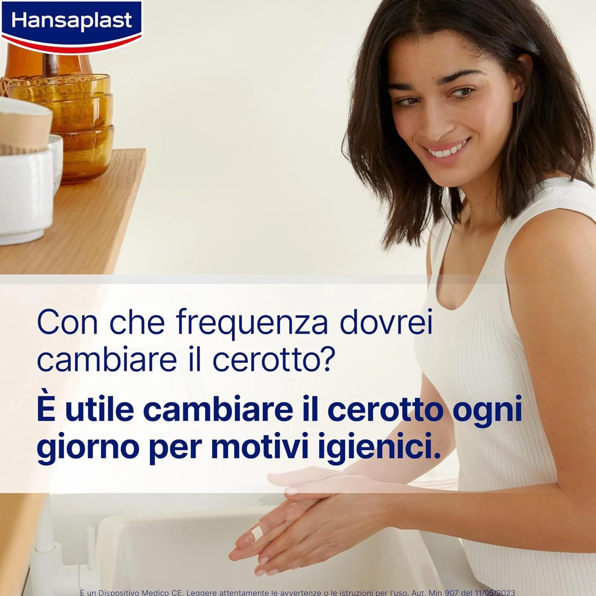 Hansaplast Cerotti AQUA PROTECT 20 pezzi 2 formati assortiti