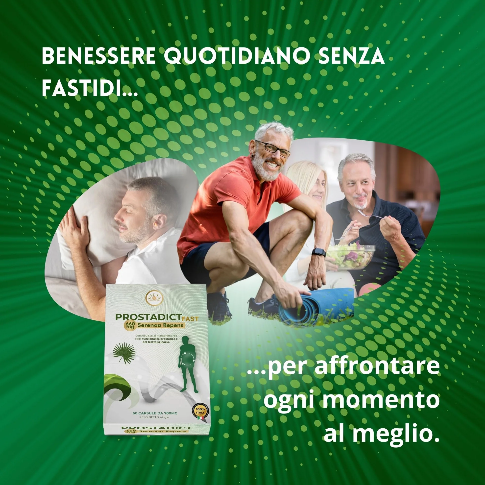 Serenoa Repens 660mg Saw Palmetto Integratore Prostata Uomo con Estratto di Epilobio, Ortica e Pygeum
