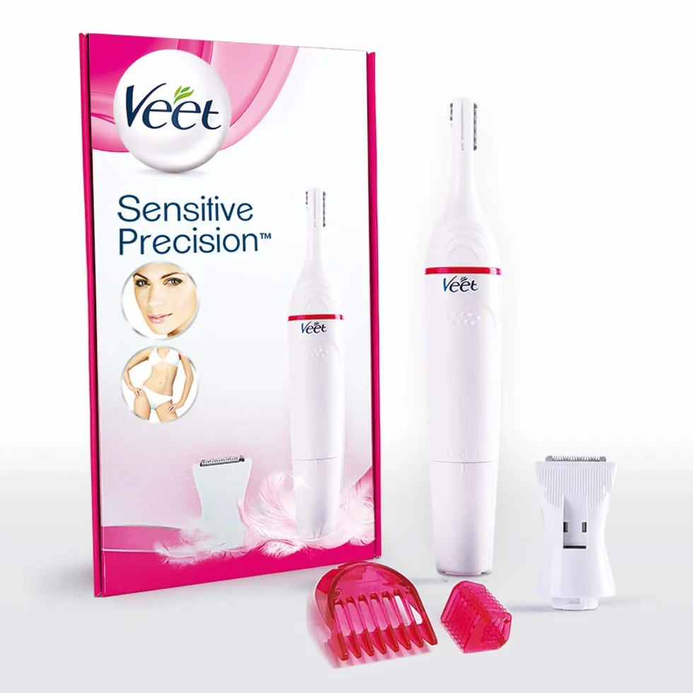 Veet Sensitive Precision Beauty Styler Kit Rifinitore Viso, Ascelle e Bikini