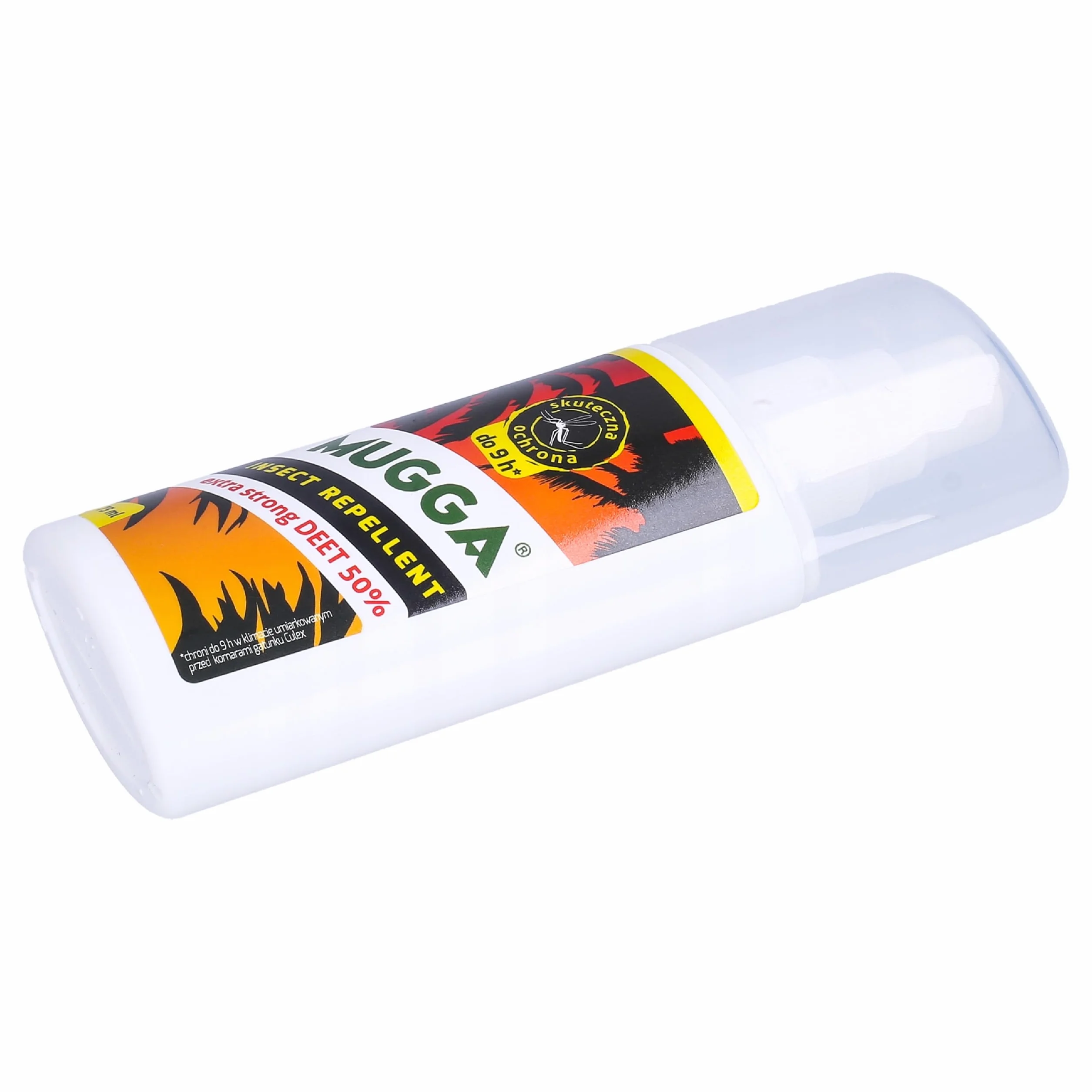 Mugga Spay Repellente per Insetti 75 ml 50% Extra Strong Anti Zanzare