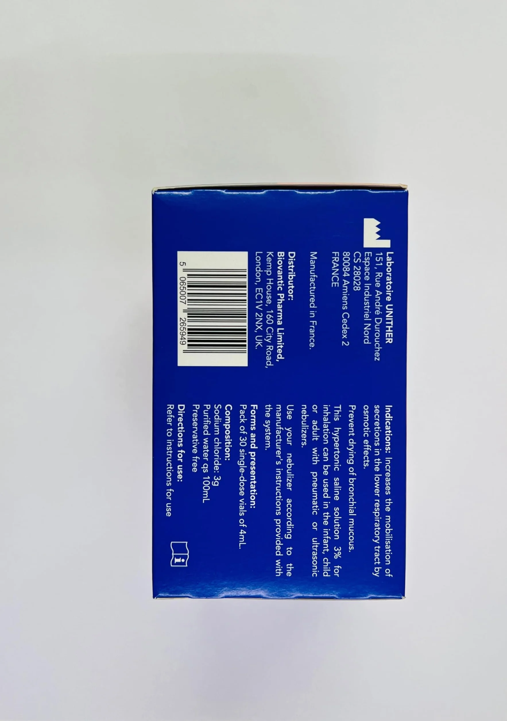 KNOXZY Soluzione ipertonica per inalazione salina 3% 30 flaconcini monodose da 4 ml