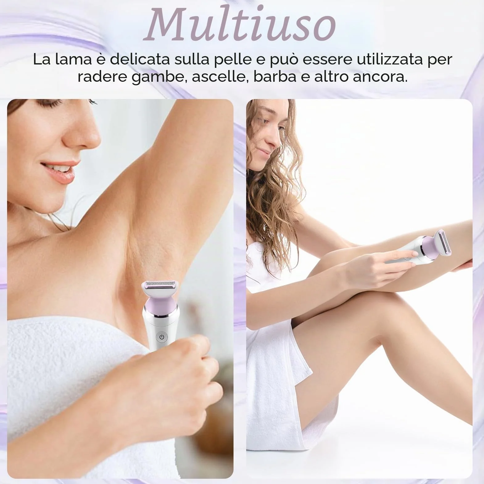 2 lame di ricambio per rasoio BRL130 BRL140 BRL175 BRL146 Bre620 Bre640 Bg2040 Bg2020 Wet & Dry Ladyshave - 2 lame da rasoio da donna