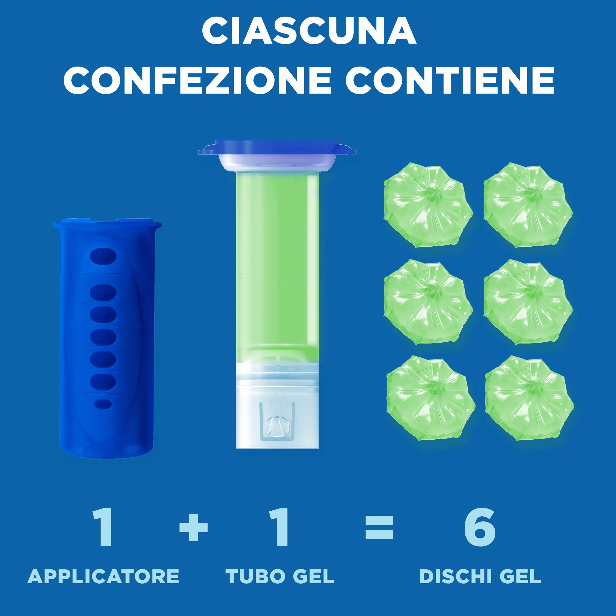 Duck Fresh Discs Gel Igienizzanti WC Fragranza Lime 5 Applicatori 30 Dischetti