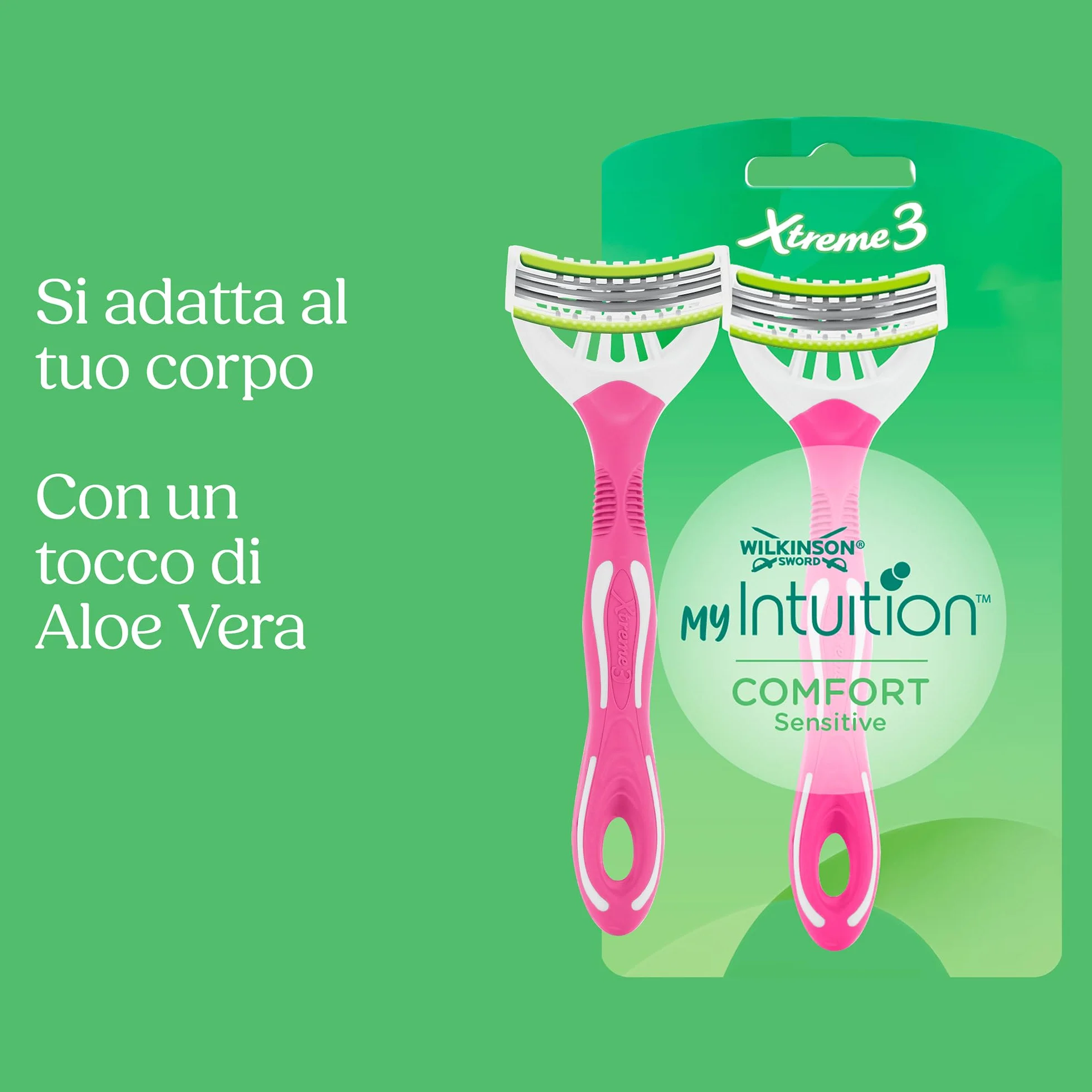 Wilkinson Sword myIntuition Xtreme 3 Comfort Sensitive rasoi da donna monouso confezione da 4+2