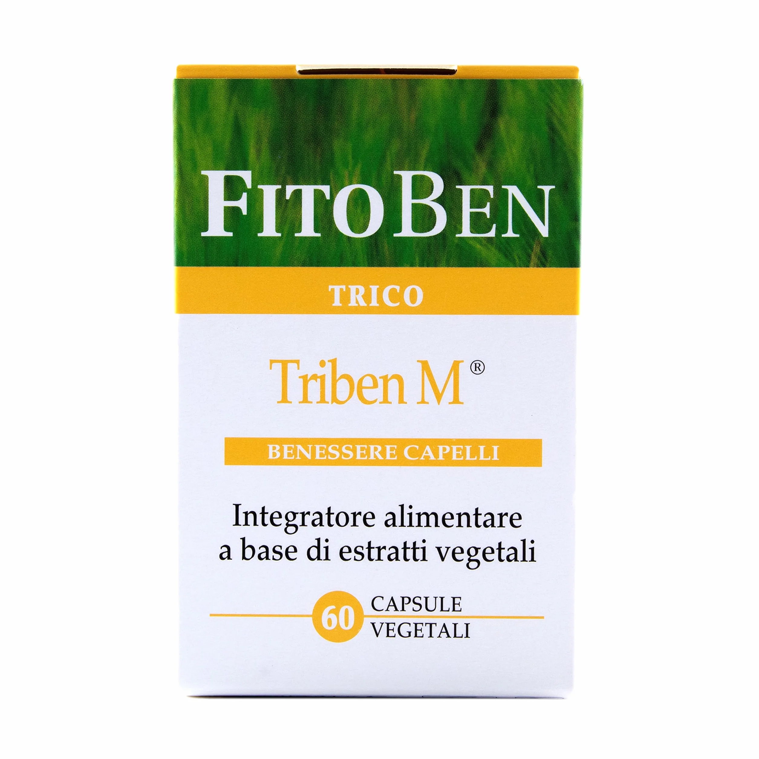 Triben M Integratore Naturale per Uomo Perdita Capelli Semi di Zucca Ortica Serenoa 60 Capsule