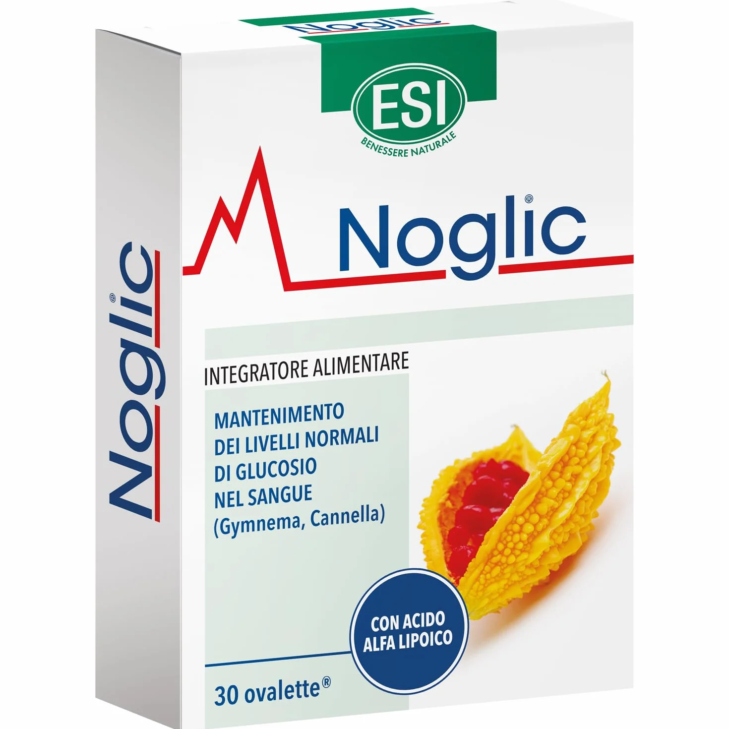 ESI Noglic Integratore Alimentare Gymnema Silvestre Cromo 30 Ovalette