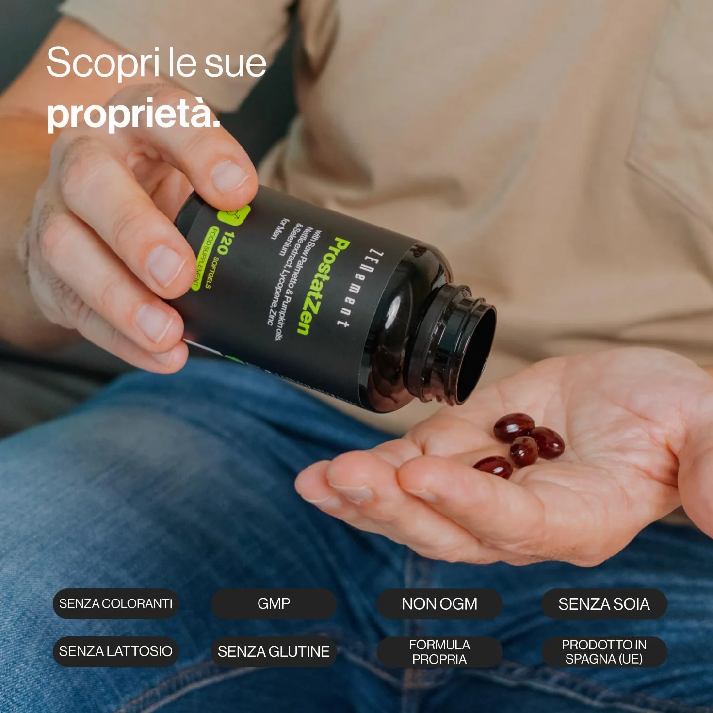Zenement ProstatZen Saw Palmetto e Zucca 120 Capsule Softgel