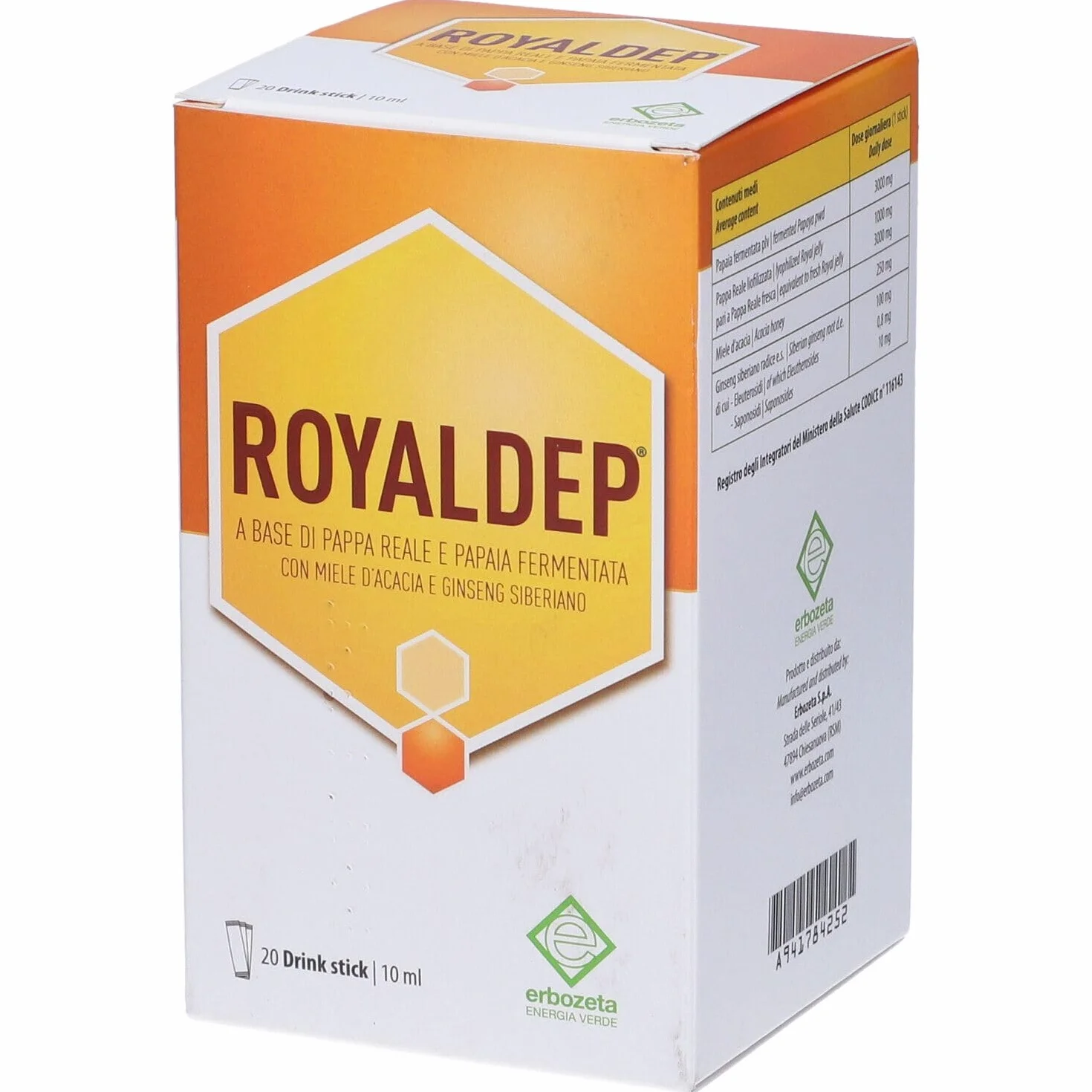 Royaldep 20 stick integratore alimentare