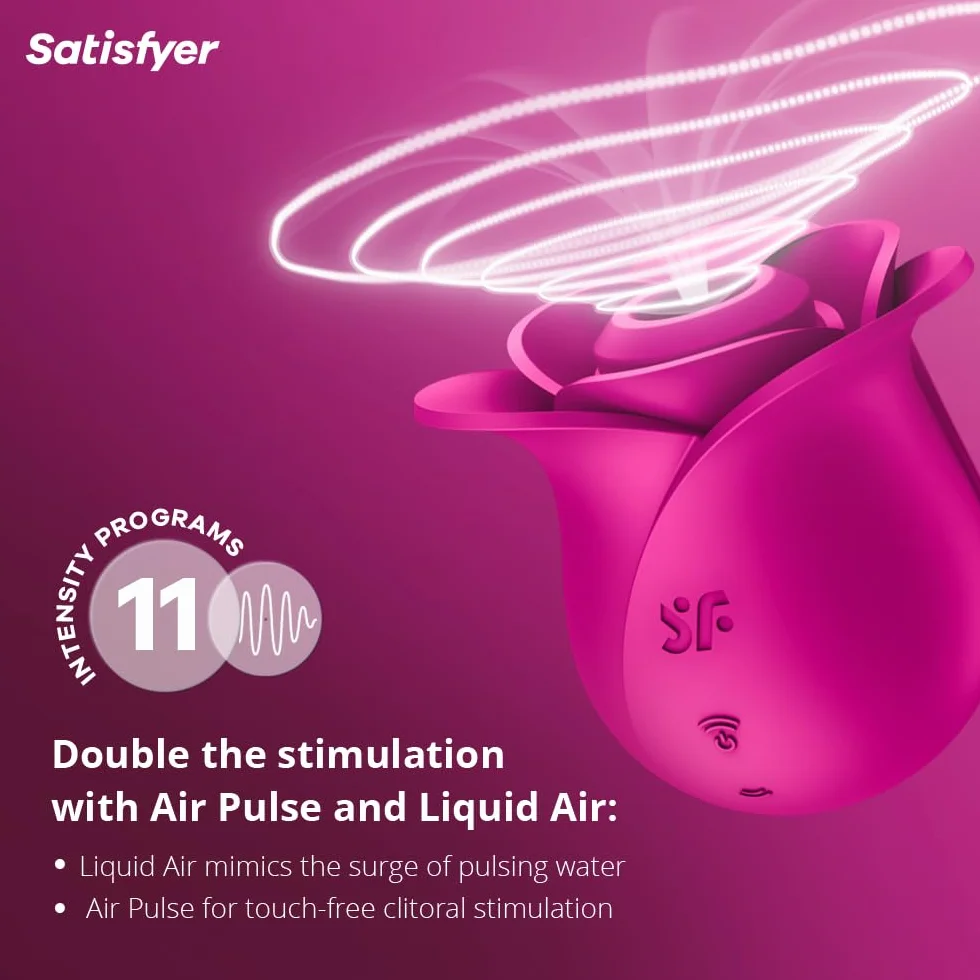 Satisfyer Pro 2 Modern Blossom | Sex Toy Woman | Liquid Air Technology | Waterproof (IPX7) Air Pulse Vibro-Masseur | Sex-Toys con 11 Programmi e ricaricabile | Medical Silicone